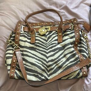 Michael kors zebra bag